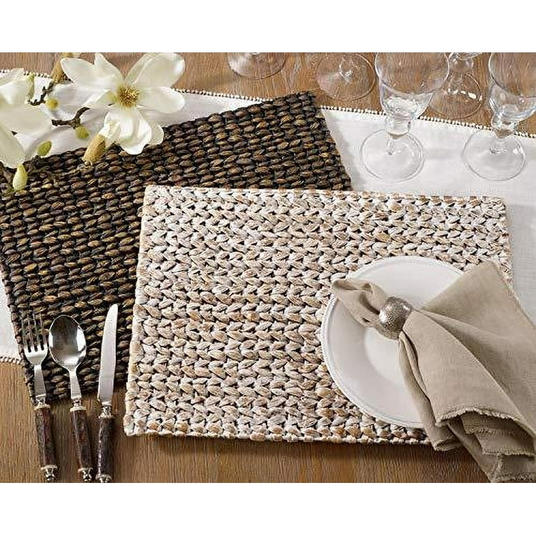  Placemats Set of 4 for Dining Table Décor, Woven Cloth