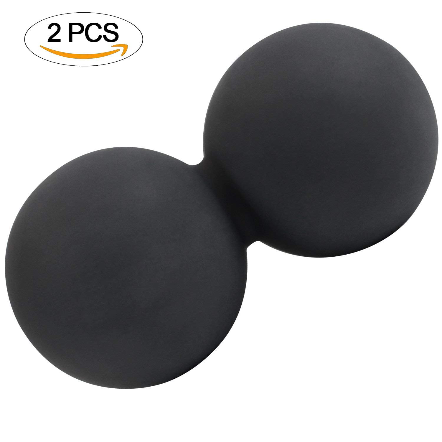5BILLION Double Massage Ball Double Lacrosse Ball Foot Deep Tissue Massage Tool for Back Neck Therapy Peanut Ball Stress Ball