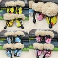 thumbnail image 3 of 4 Pack/set Anti Slip Shoes For Dogs Pet Winter Rain Boots Set Cotton Flannelette Cartoon Waterproof, 3 of 5