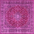 thumbnail image 1 of Ahgly Company Indoor Square Persian Pink Traditional Area Rugs, 3' Square, 1 of 4