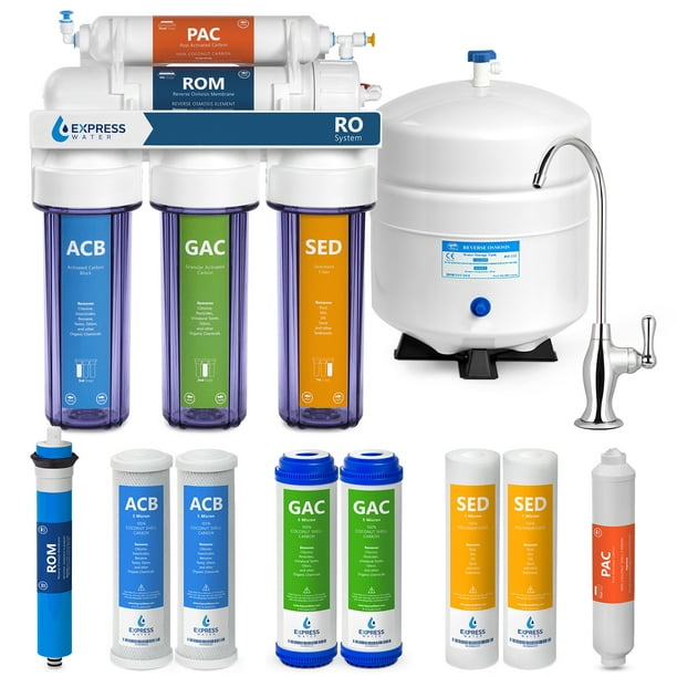 Express Water Reverse Osmosis Water Filtration System 5 Stage Ro