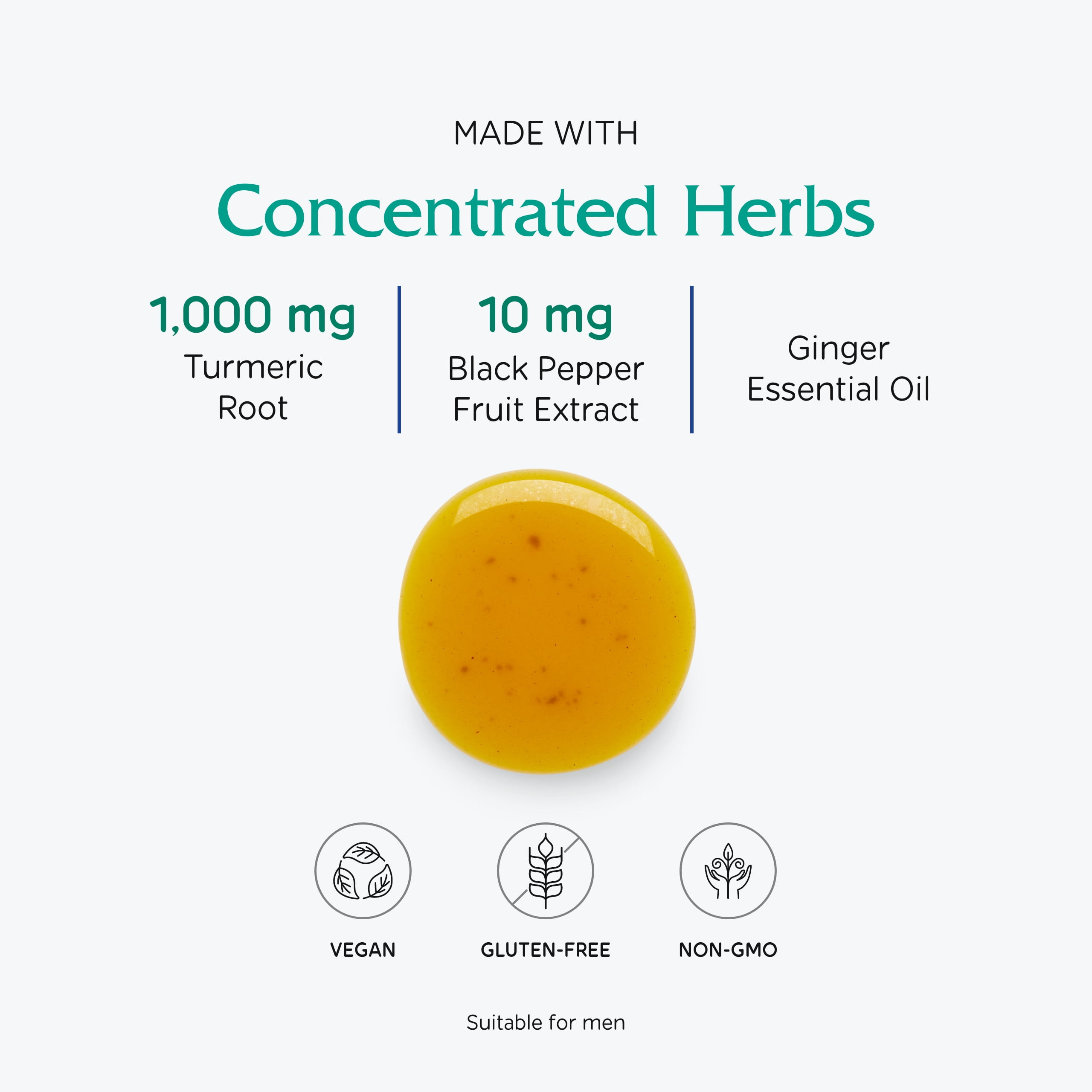 Vitanica Turmeric Tonic, Non-GMO Liquid Turmeric Curcumin Supplement 1000 mg, with Black Pepper and Ginger, Antioxidant, Vegan, Gluten Free, 4 Ounce
