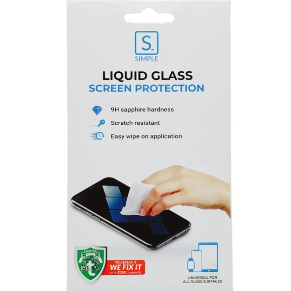 Simple Liquid Glass Screen Protector Universal Wipe-On For Phones/Watches/Tablet