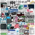 thumbnail image 1 of Calcomanías de vinilo Stickers Programmer Meme Codi, 50 unidades, 1 of 2