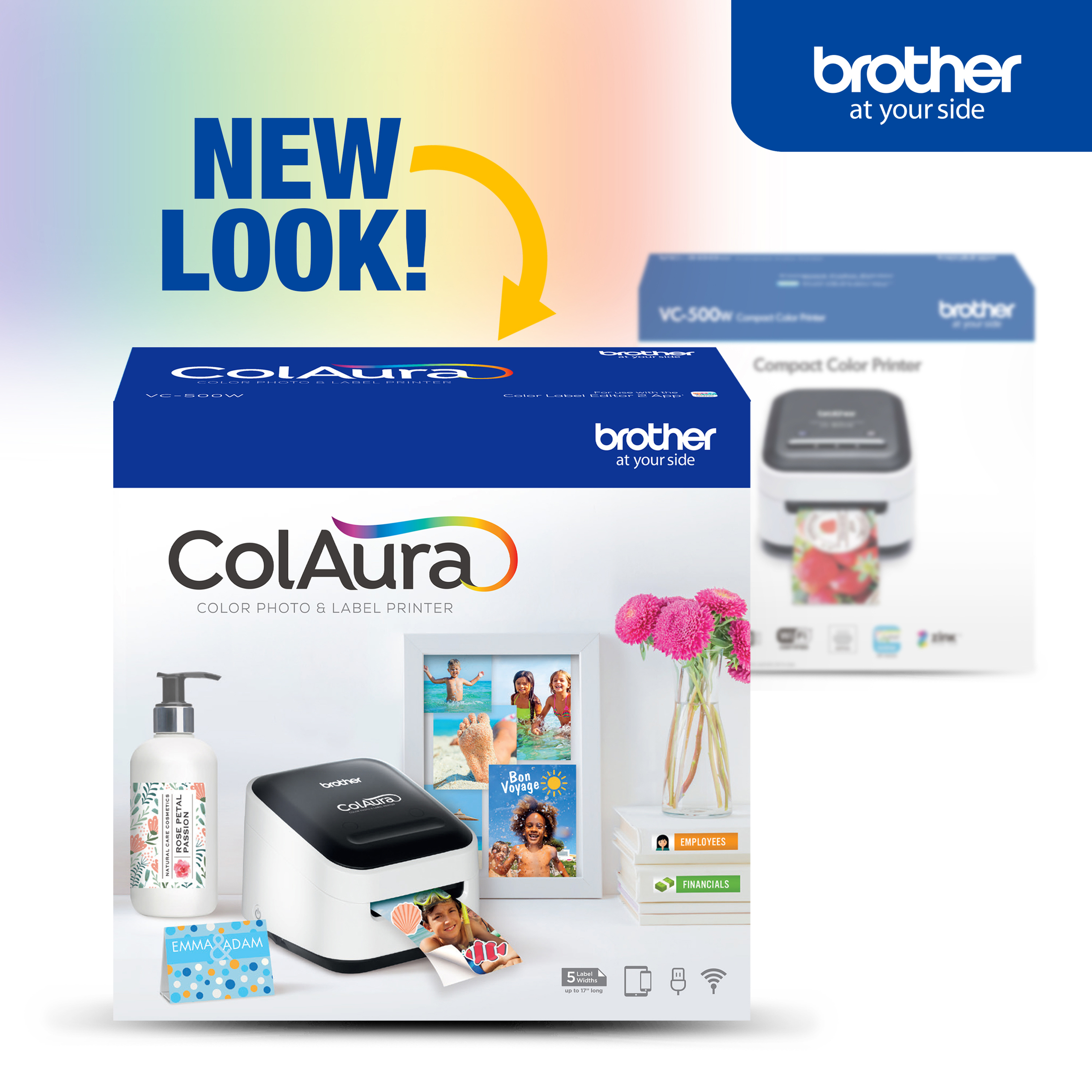 Brother ColAura Color Photo and Label Printer - image 4 of 9
