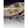 thumbnail image 2 of Boucles d'Oreilles Pendantes en Zircon Cubique, 2 of 4