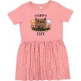 thumbnail image 3 of Inktastic Happy Groundhog Day Cute Girls Toddler Dress, 3 of 5