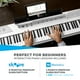 thumbnail image 2 of Teclado de piano digital Alesis Recital de 88 teclas con altavoz de 2 x 20 W, 2 of 9