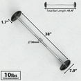thumbnail image 4 of Synergee Non-Slip Fixed Weighted Straight Steel Bar with Rubber Weights Multicolor, 10 lb, 4 of 7