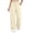 Beige, variant on Jogging Pants for Women Drawstring Elastic Waist Wide Leg Sweatpants with Patch Pockets Loose Fit Casual Sweat Pants, Navy, S