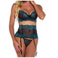 thumbnail image 2 of uublik Valentines Lingerie Set for Women Bodysuit Plus Size Sexy Naughty Babydoll Lace, 2 of 5