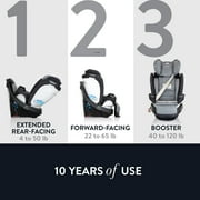 Gold Revolve360 Extend All-in-One Rotational Car Seat with SensorSafe (Moonstone Gray)