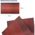 thumbnail image 3 of Set de Manteles Individuales Bluelander, 5 piezas, 45 x 30 cm, Marrón, 3 of 4
