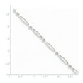 thumbnail image 2 of White Sterling Silver bracelet Diamonds Diamond 7 in 4 mm, 2 of 2