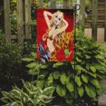 thumbnail image 2 of Carolines Treasures JMK1181GF Drapeau Rouge Sirène Taille du Jardin, 2 of 3