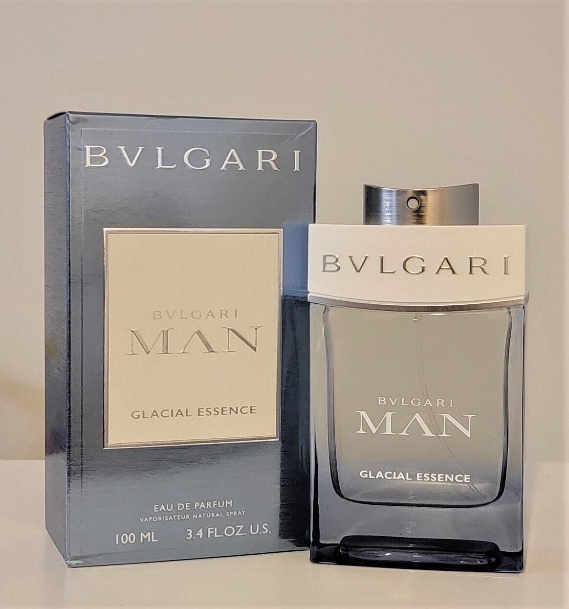 Bvlgari Man Glacial Essence by Bvlgari Eau De Parfum Spray 3.4 oz