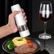 thumbnail image 3 of Toystoory Molinillo de pimienta eléctrico USB 6 engranajes molino de cerámica hogar Hotel comedor restaurante cocina herramienta de molienda Herramientas y accesorios para hornear Negro, 3 of 6