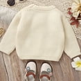 thumbnail image 4 of Coerni Toddler Boys Girls Knit Sweater Blouse Pullover Toddlers Fall and Winter Cute Butterfly Pattern Knitted Top Sweater, 4 of 7