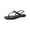 Black, variant on Guess Womens Rainey Faux Leather Logo T-Strap Sandals