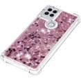 thumbnail image 6 of Compatible with Motorola Moto G Stylus 5G Case Glitter Liquid Cute Clear Phone Case Floating Quicksand Shockproof Protective Bumper Silicone TPU Case for Moto G Stylus 5G Love Rose YB, 6 of 9