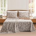thumbnail image 1 of 400 Thread Count Printed Cotton Sheet Set, 1 of 5
