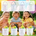 thumbnail image 7 of Purple Easter Egg Collecting Bag, Spring Festival Tote, Canvas Carryall With Reinforced Bottom, Lightweight Build And Whimsical Design For Celebrations And Home Use 9.84X9.06In 0.38Lb, 7 of 7