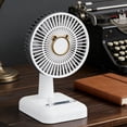 thumbnail image 6 of Desk Fan For Bedroom USB Rechargeable Desktop Mini Fan Portable Small Fan For Hiking Camping Travel Sports Outdoor Activities, 6 of 7