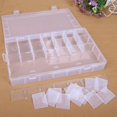 thumbnail image 5 of Transparent Hardware Tool Storage Box Large Capacity Plastic Container with 28 Grids, Jewelry and Earring Organizer for Home, 5 of 8