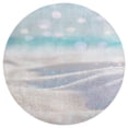 thumbnail image 3 of Bright Sunshine Through Deep Blue Sea Round Rugs -Washable Non-Slip Small Round Area Rug Throw Soft Circle Rugs for Bedroom, Modern Print Indoor Carpet for Entryway Sofa Living Room, 3 of 6