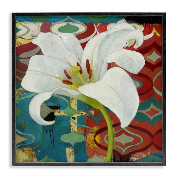 Stupell Industries In The Spotlight Lily Black Framed Giclee Art, design by Pierre-Auguste Renoir