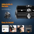 thumbnail image 4 of Juego de 2 barras de luz LED, 17,8 cm, todoterreno, 120 W, 13200 lm, barra de luz LED impermeable y haz combinado para SUV/ATV/Jeep/Barco, 4 of 5