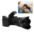 thumbnail image 3 of Injueey D7200 33MP Cámara digital DSLR Lente gran angular 0.5X + Lente teleobjetivo 24X + Luz LED Accesorios de cámara y óptica, 3 of 6