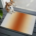 thumbnail image 5 of Grey Caramel Orange Gradient Washable Area Rug 2 x 3 ft Minimalist Ombre Modern Art, Soft Non Slip Rugs Stain Repellent Indoor Felt Carpet for Living Dining Room Bedroom Home Office, 5 of 9