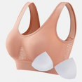 thumbnail image 2 of WAVSUF Women's Seamless Sports Bras Wirefree High Support with Removable Pads Daily Active Yoga Bras Pink Size S-5XL, 2 of 7
