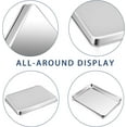 thumbnail image 5 of Vesteel Stainless Steel Baking Sheet, 12.5" x 9.75" x 1" Toaster Oven Cookie Tray Pan Set of 2, Dishwasher Safe, 5 of 7