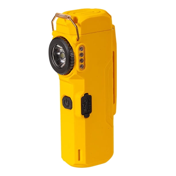 Llavero LED multifuncional de carga tipo C Lámpara de emergencia 6000K (amarillo)