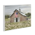 thumbnail image 4 of Stupell Industries Patriotic Barn & Cow Landscape & Nature Painting Unframed Art Print Wall Art, 14 x 11, 4 of 8