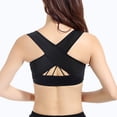 thumbnail image 4 of ZQUUVOU Women's Front Closure Bra Brace Up Lightweight Posture Corrector Sleeveless Back Brace Support Shaper Black, 4 of 9