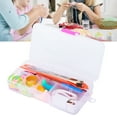 thumbnail image 1 of Sewing Travel Kit, Knitting Kit Easy Sturdy Small Stainless Steel Plastic Portable  For Crochet Beginners Kit For Sewing Tool, 1 of 8