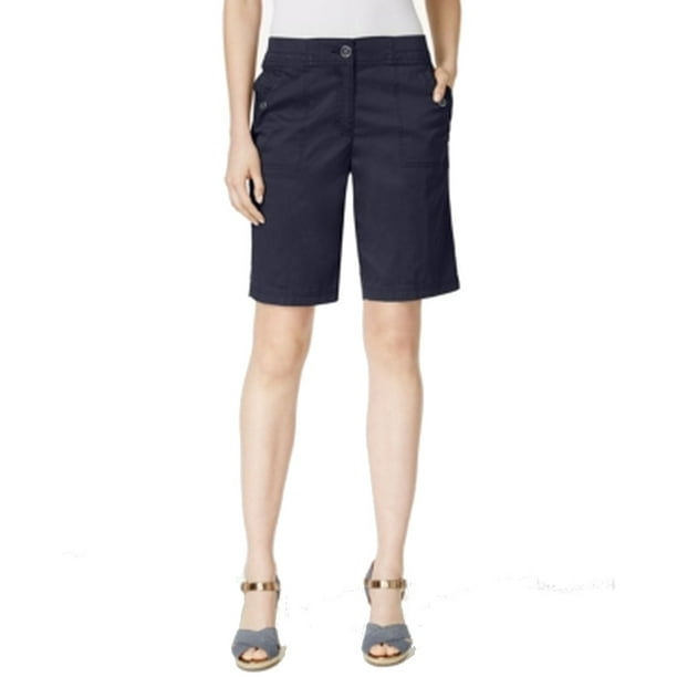 Karen Scott Karen Scott NEW Navy Blue Womens Size 6 ElasticWaist