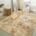 thumbnail image 4 of Cute Shaggy Bedside Blanket Floor Mat Carpet Household Living Room Bedroom Decor, 4 of 7
