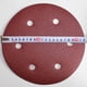 thumbnail image 5 of Máquina pulidora de masilla de pared de 9 pulgadas y 6 agujeros con papel de lija rojo, papel de lija flocado, papel de lija autoadhesivo para pulir blanco, 5 of 5