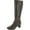 Dark Brown Croc, variant on Giani Bernini Womens Adonnys Suede Block Heel Knee-High Boots