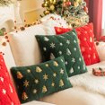 thumbnail image 3 of DR Christmas Decorations Embroidered Cushion Home Decor PIllows Christmas Decorations Throw Pillow 45*45CM 6, 3 of 4