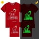 thumbnail image 1 of Camisetas de Navidad a juego para la familia, sudadera luminosa brillante con cuernos de árbol de Navidad, 1 of 3