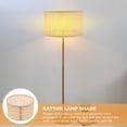 thumbnail image 2 of BRIGHTFUFU Woven Ceiling Light Shade Indoor Use Light Brown Lamp Cover 1Pcs, 2 of 5