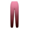 thumbnail image 5 of Sakmal Sweatpants Women Plus Size Joggers Pants Graphic Stretchy Elastic Waist Pink Sweatpants for Women L, 5 of 5