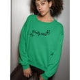 thumbnail image 2 of Pretty Wild Honey Leopard Heart Sweatshirt Women -Image by Shutterstock, Female Large, 2 of 4