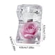 thumbnail image 3 of Caja de Acrílico Transparente con Forma de Corazón para Anillos | Joyero Interior de Terciopelo para Regalo de Compromiso, Boda y Aniversario | Caja de Regalo de Rosas Preservadas Resistente Al Agua, 3 of 6