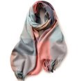thumbnail image 1 of Bufandas a cuadros de tartán para mujer invierno,Bufandas largas para mujer con flecos,Bufanda súper suave para mujer invierno(Verde rosa)(180 * 65cm), 1 of 5